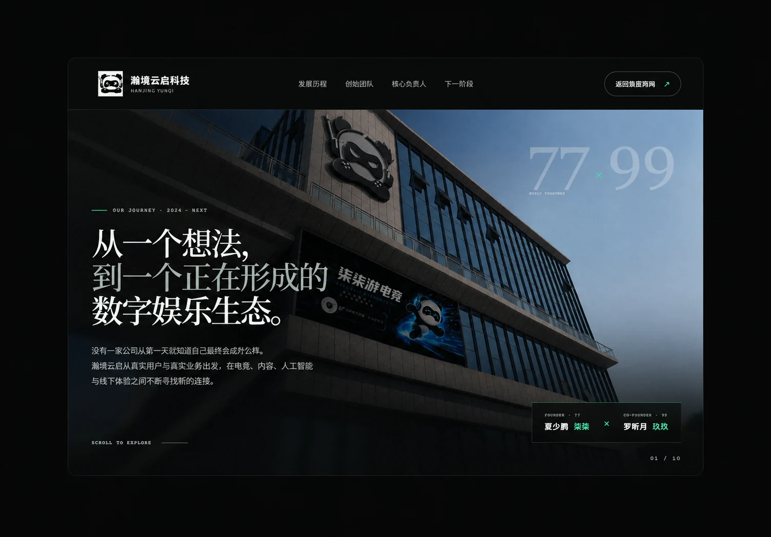 企业官网项目画面
